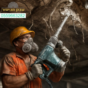 פירוק מקצועי ויעיל של תקרות בטון עם ציוד מתקדם ודיוק מרבי