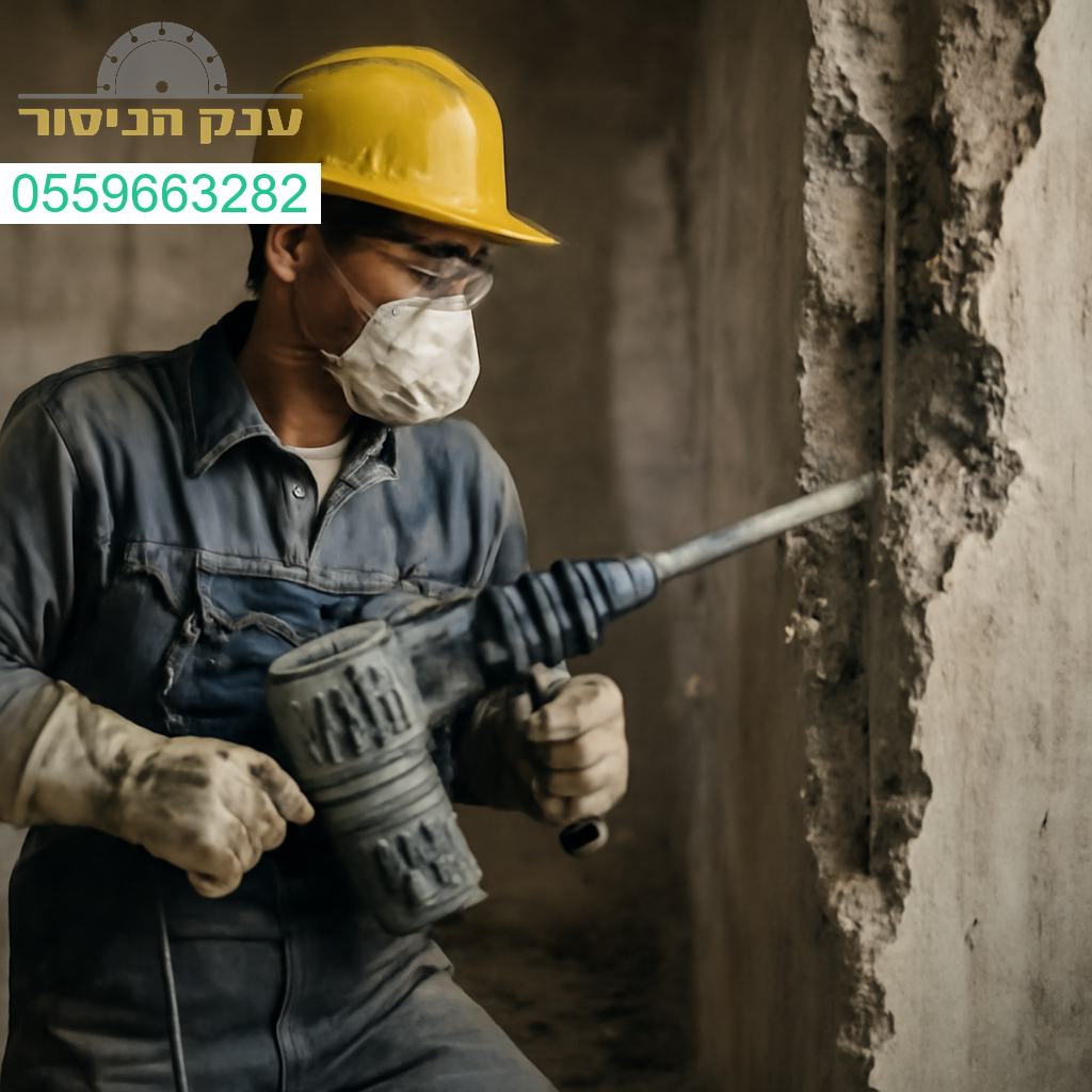 פירוק קיר בטון מדויק עם ציוד מתקדם ועבודה מקצועית ללא פשרות