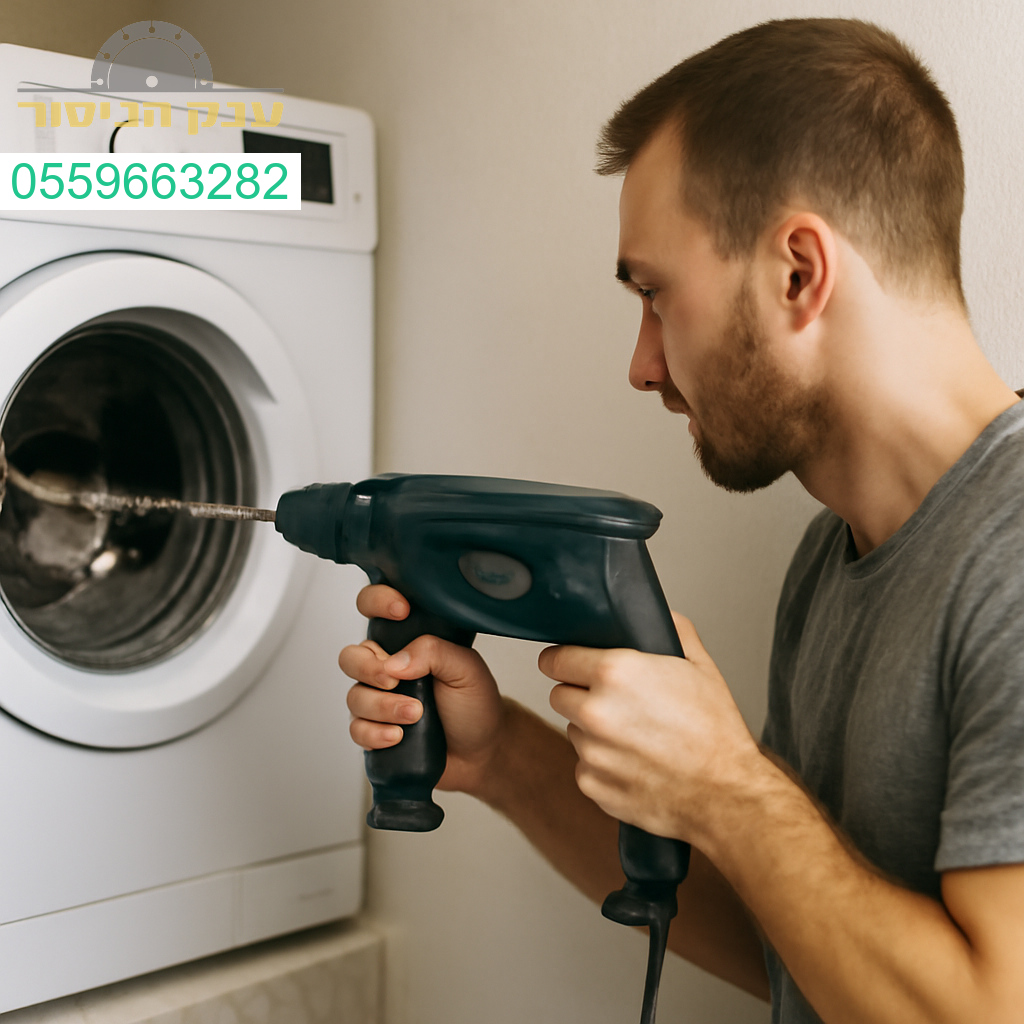 קידוח מדויק והתקנה מקצועית למכונת כביסה באחריות ואמינות גבוהה