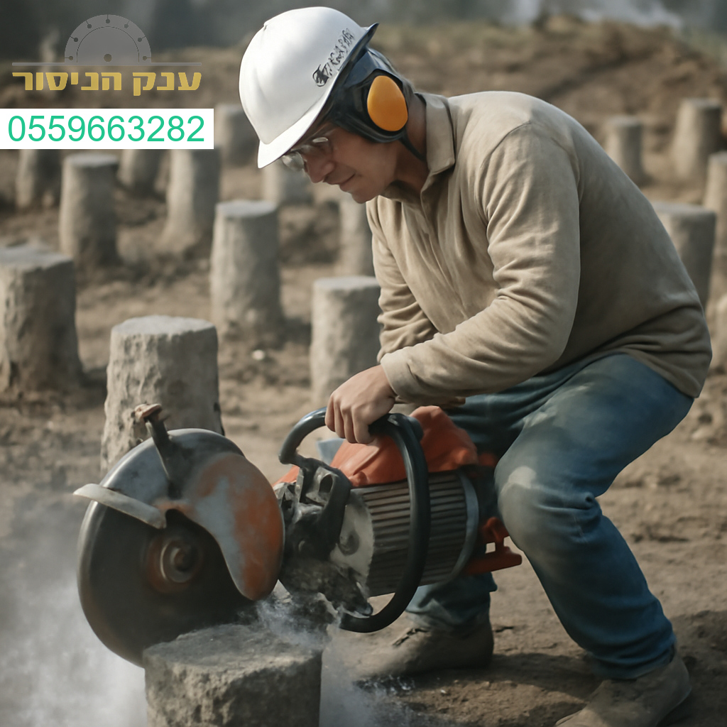 ניסור כלונסאות בטון בדיוק מרבי לביצוע יסודות מקצועי ואמין