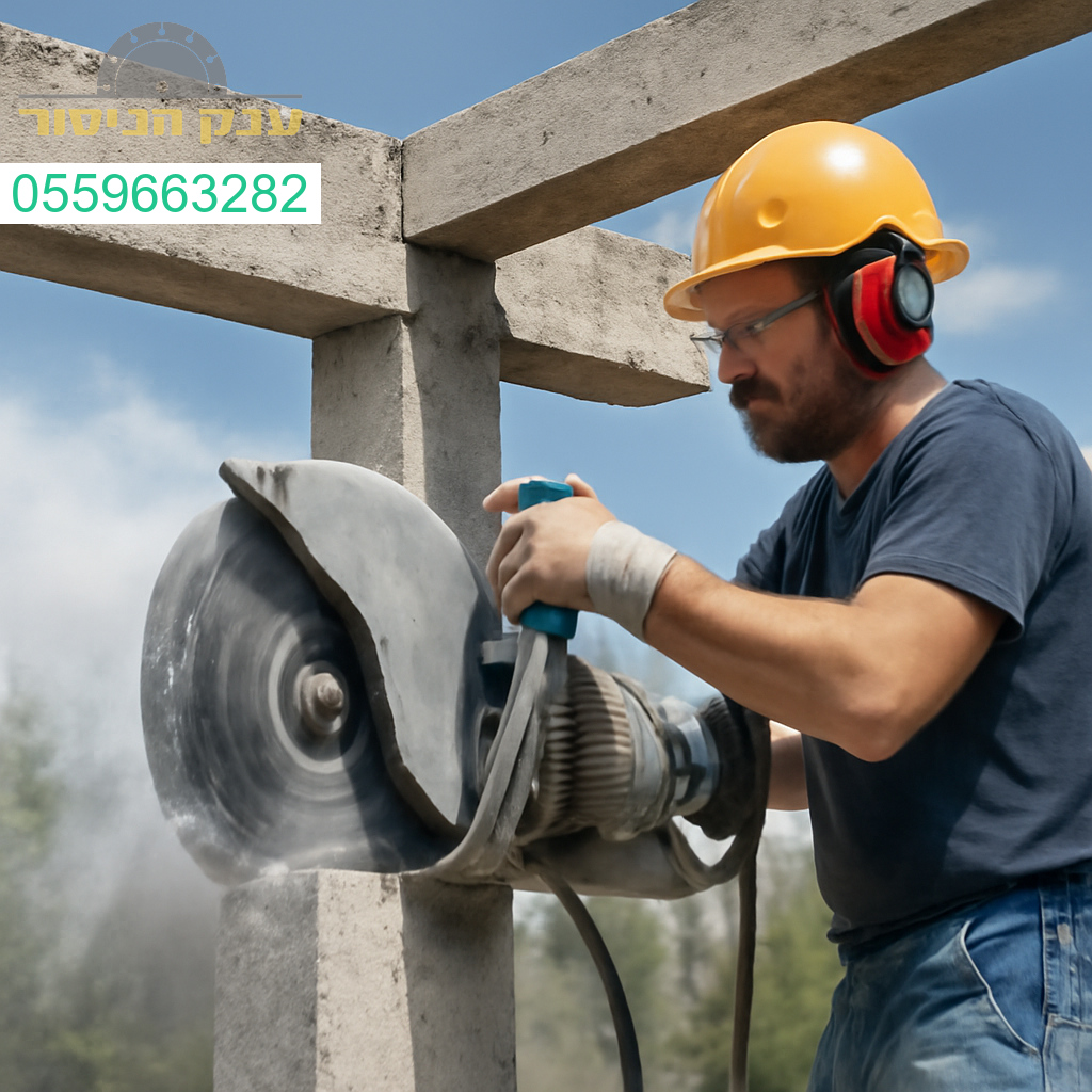ניסור פרגולת בטון מקצועי בדיוק מרבי ובטיחות מקסימלית