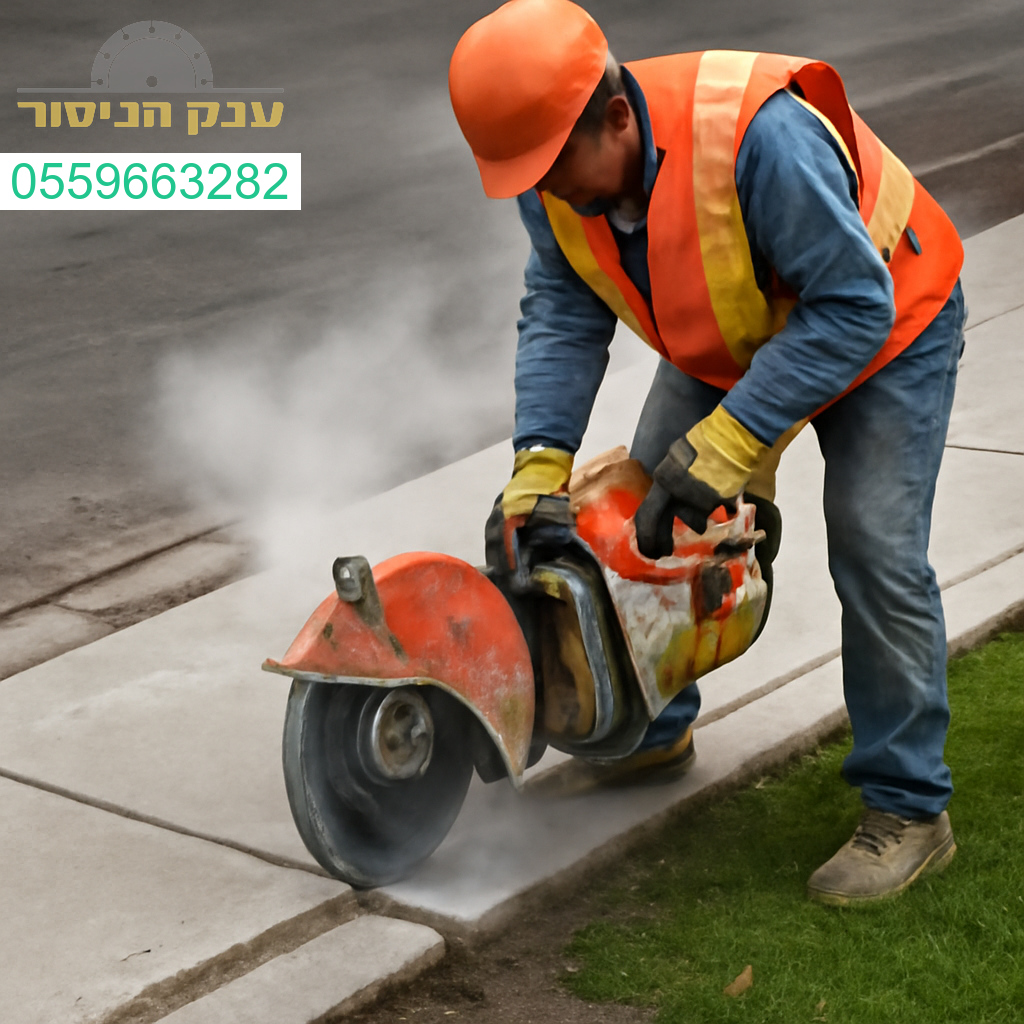 ניסור מדרכה מקצועי בדיוק מקסימלי לביצוע נקי ואיכותי