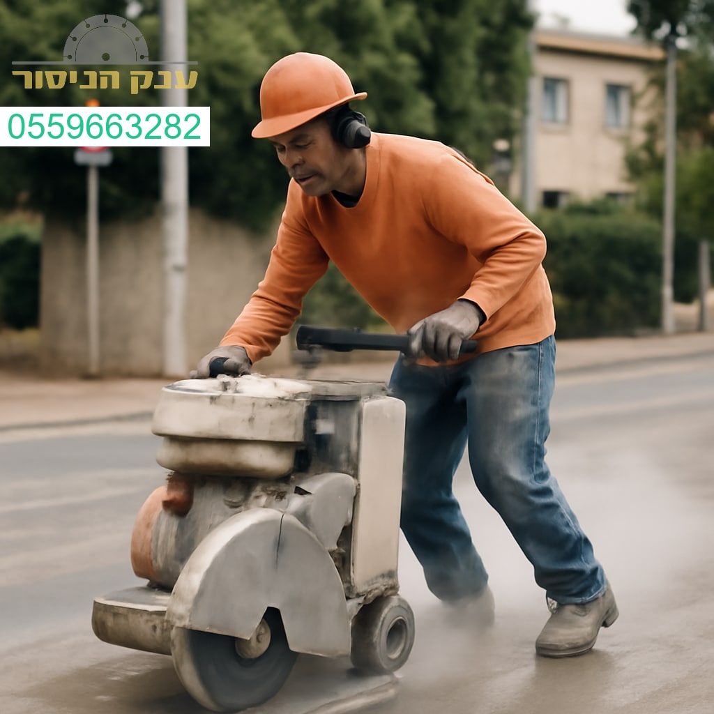 מנסר בטון מקצועי ברמת השרון מבצע חיתוך מדויק ועבודת ניסור איכותית לשביעות רצון הלקוחות