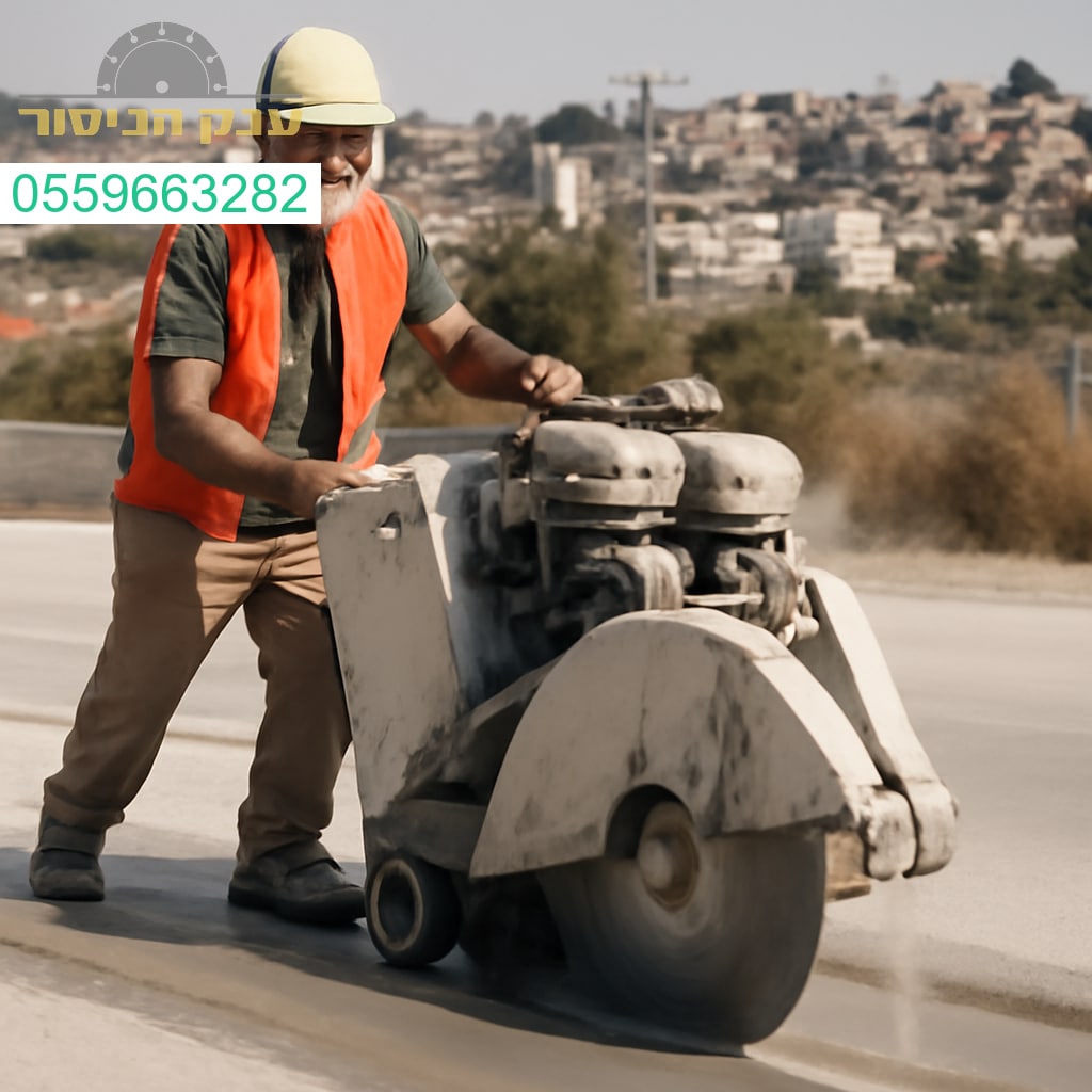 עבודת חיתוך בטון מקצועית ומדויקת באריאל עם ציוד מתקדם ושירות אמין