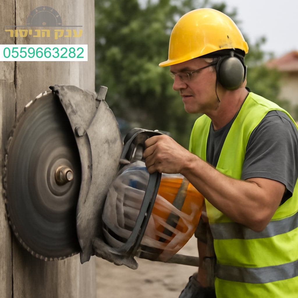 חיתוך בטון מקצועי בבנימינה עם ציוד מתקדם ותוצאה מדויקת וללא פשרות