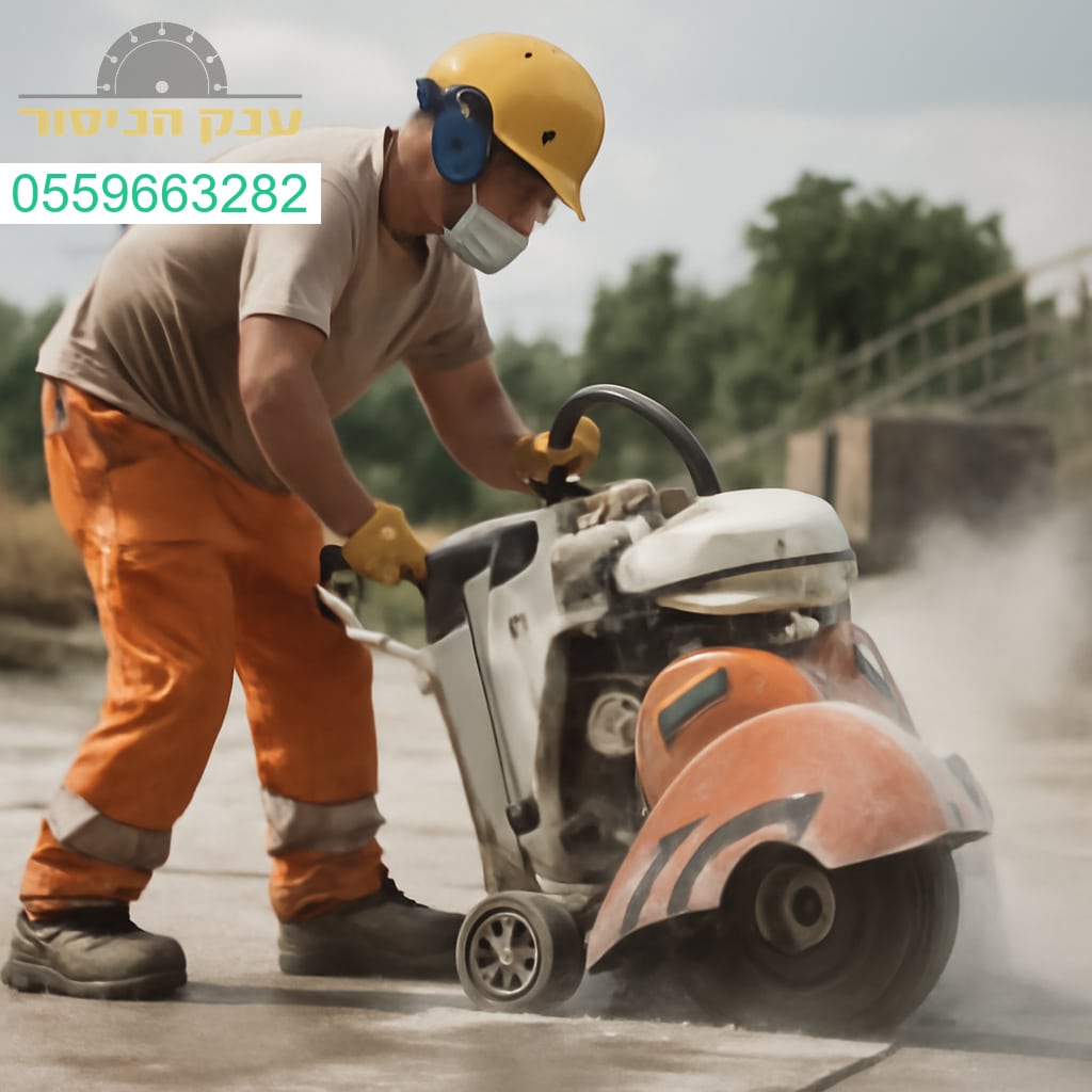 עבודת ניסור בטון מקצועית בקריית מלאכי תוך שימוש בציוד מתקדם לביצועים מדויקים ואמינים