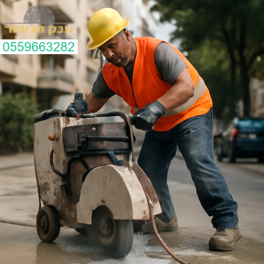 מנסר בטון מקצועי באשדוד עם ציוד מתקדם לביצוע חיתוכים מדויקים בכל סוגי הבטון