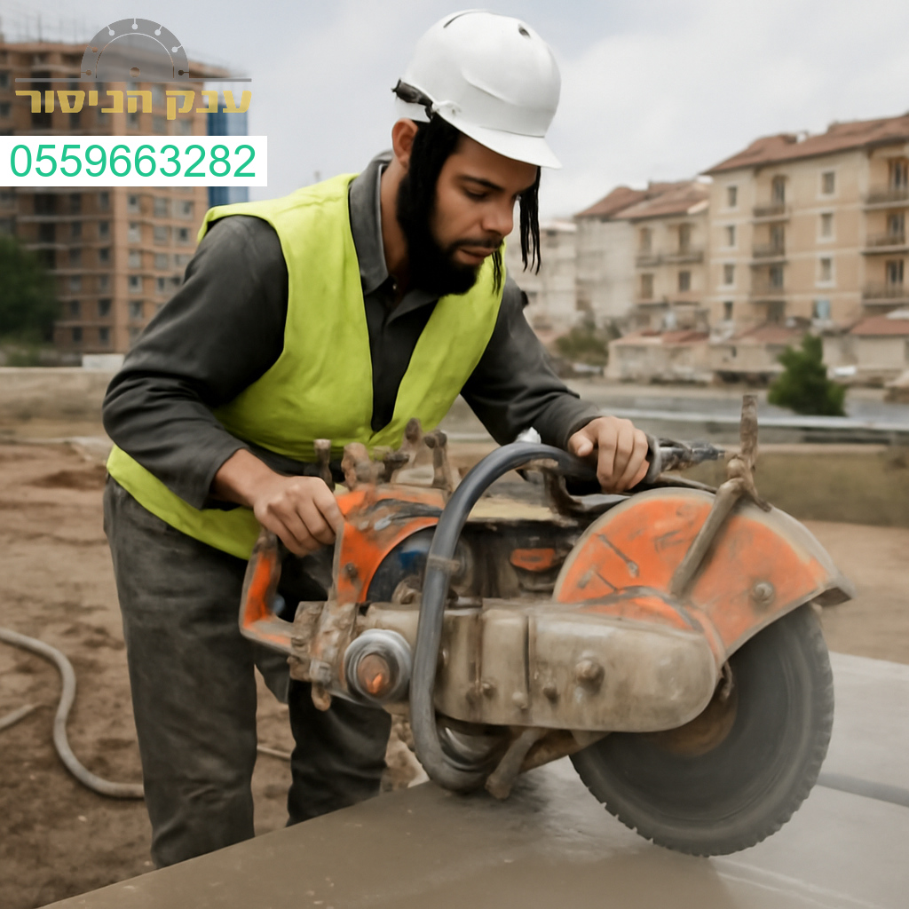 עבודת ניסור בטון מקצועית ומדויקת במודיעין עילית עם ציוד מתקדם ותוצאה מושלמת