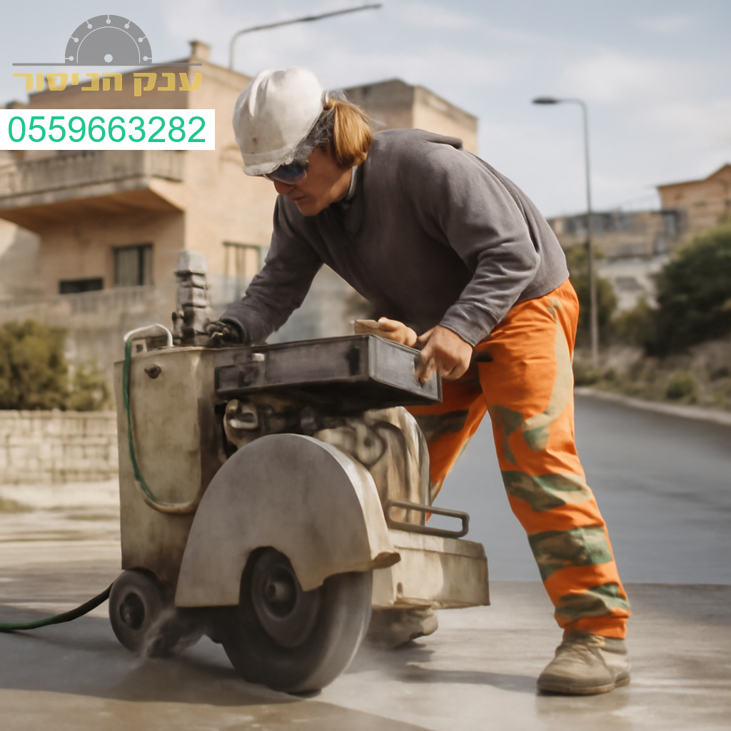 מנסר בטון מקצועי בכרמיאל עם ציוד מתקדם לביצוע חיתוכים מדויקים ואמינים לכל מטרה