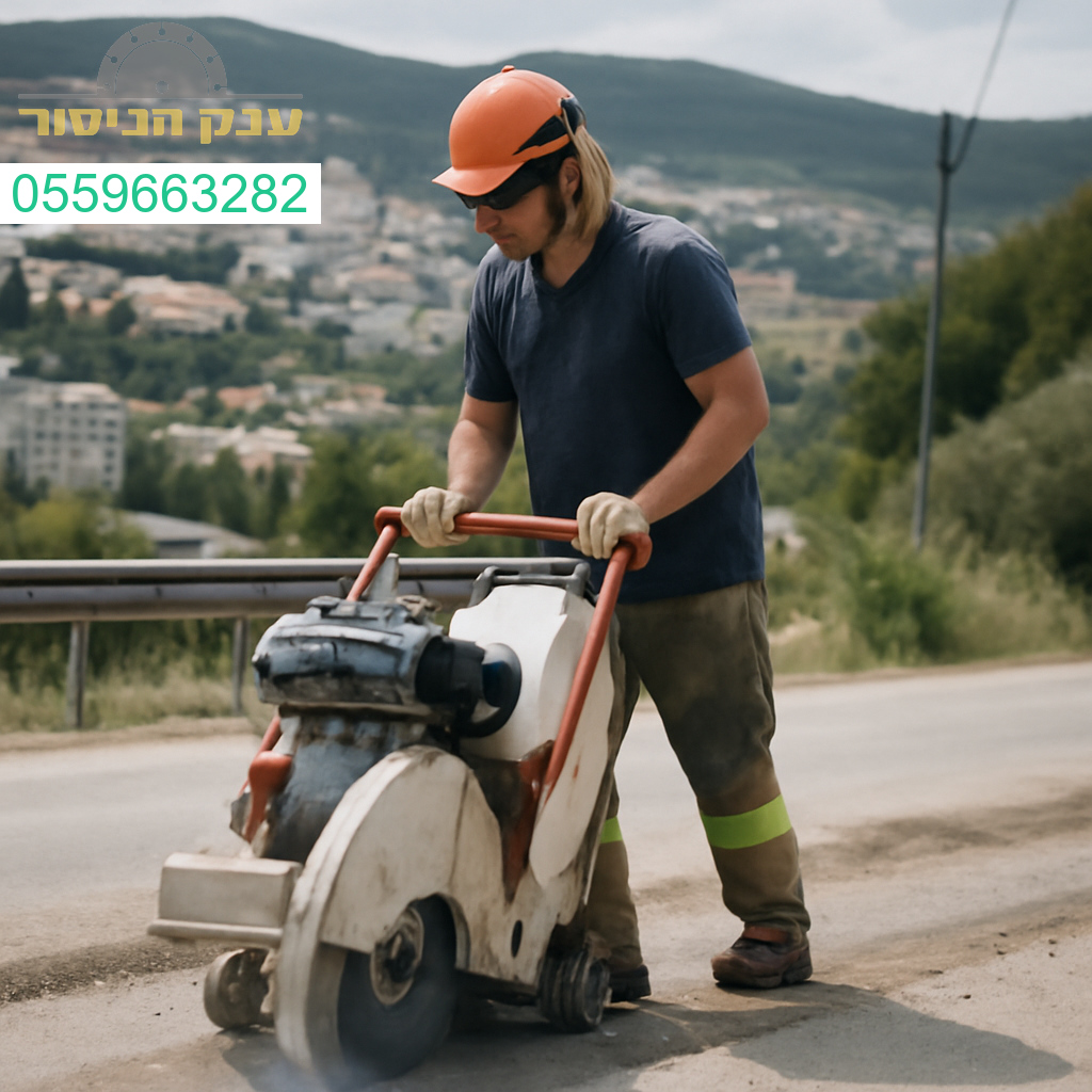 מנסר בטון מקצועי בכרמיאל עם ציוד מתקדם לעבודה מדויקת ואמינה
