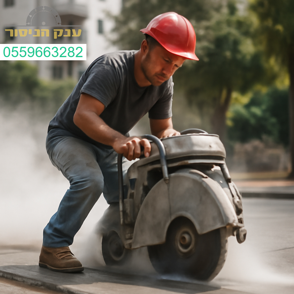 מנסר בטון מקצועי בגבעת שמואל עם ציוד חדיש לביצוע חיתוכים מדויקים ואמינים