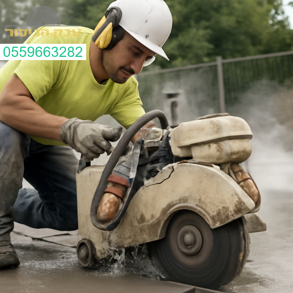 עבודת ניסור בטון מקצועית בעמנואל עם ציוד מתקדם ותשומת לב לפרטים