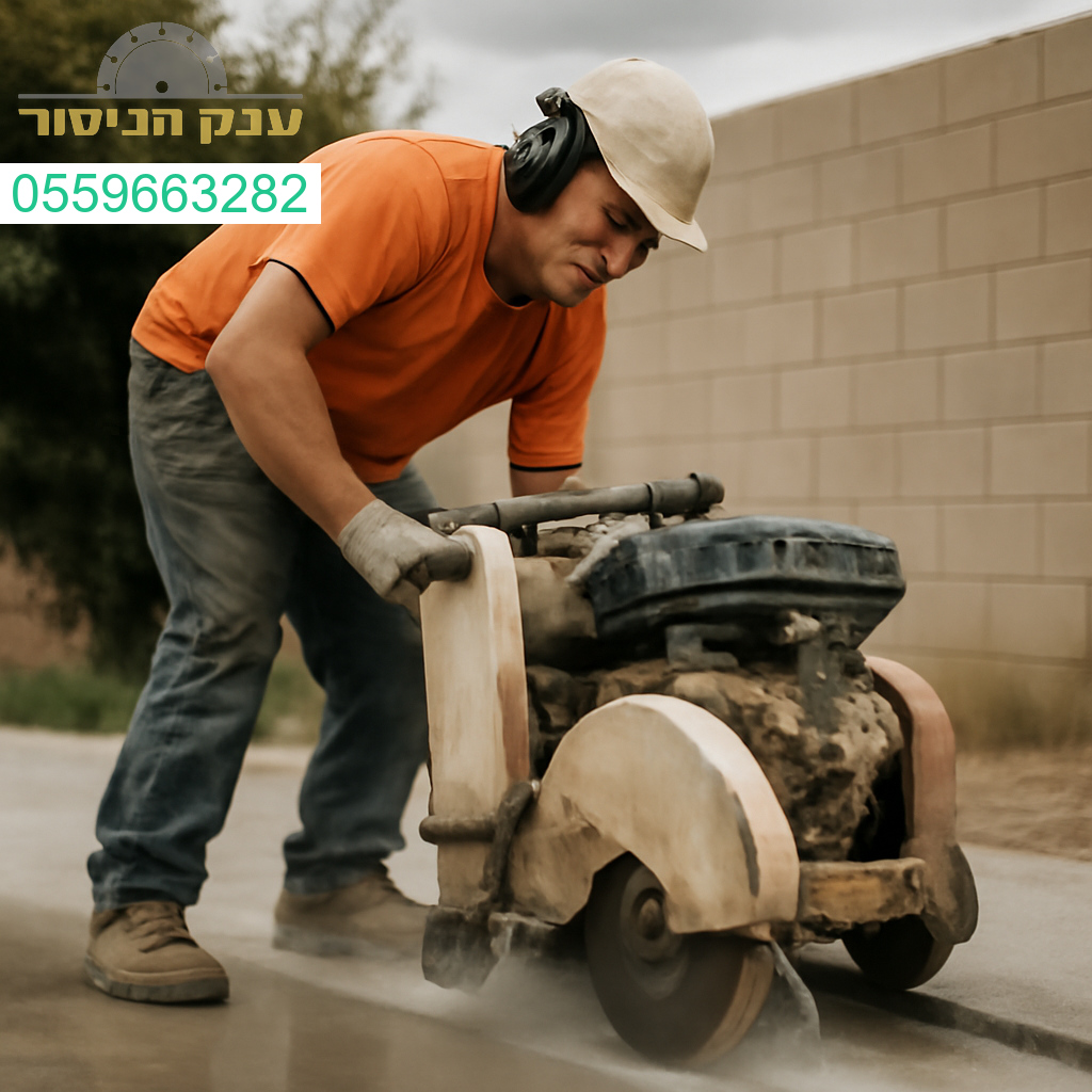 שירותי ניסור בטון מקצועיים בעמנואל עם מיכון מתקדם ותוצאה מדויקת ללא פשרות