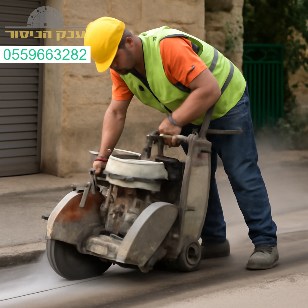 עבודת ניסור בטון מקצועית ומדויקת בתל מונד עם ציוד מתקדם וביצוע ללא פשרות