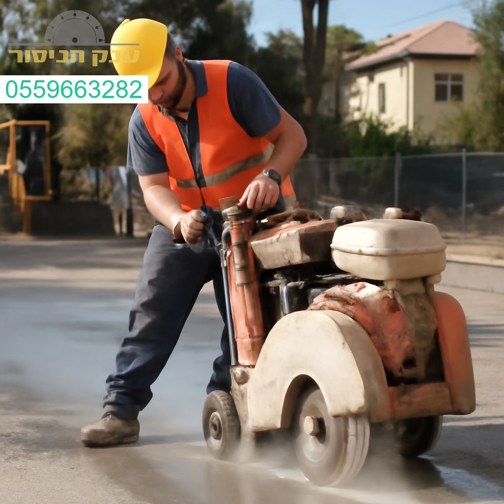 מנסר בטון מקצועי בפעולה מדויקת בתל מונד לביצוע עבודות חיתוך ברמה הגבוהה ביותר