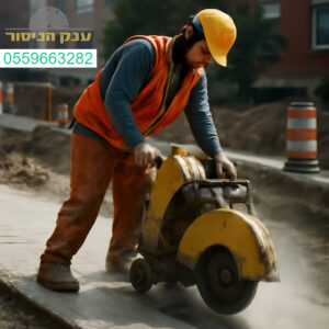 מנסר בטון מקצועי לביצוע חיתוכים מדויקים בעומק ובאיכות הגבוהה ביותר
