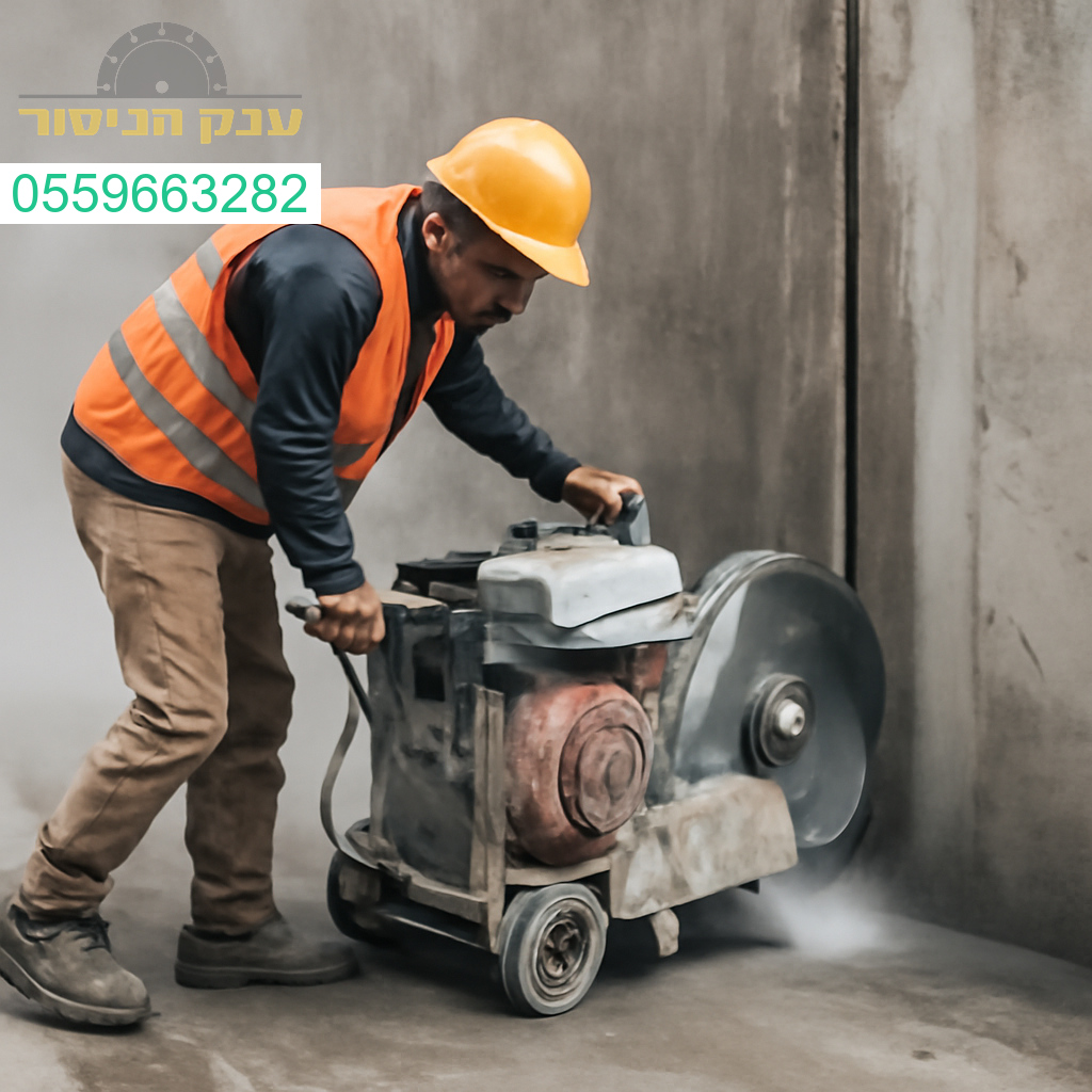 מנסר בטון מקצועי באלעד לביצוע חיתוכים מדויקים בעבודות תשתית ובנייה