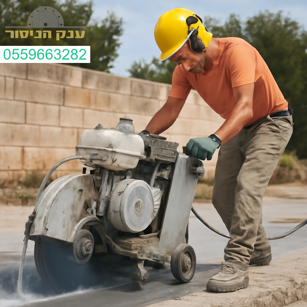 חיתוך בטון מקצועי ומדויק בשוהם עם ציוד מתקדם וצוות מנוסה