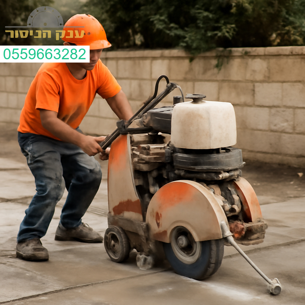 עבודת ניסור בטון מקצועית בשוהם עם ציוד מתקדם ורמת גימור גבוהה