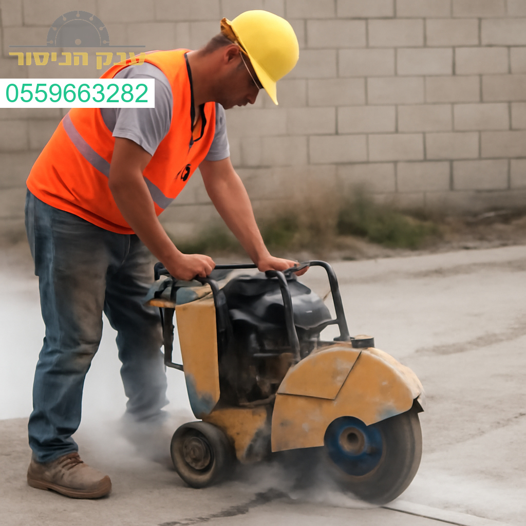 מנסר בטון מקצועי בחדרה לביצוע חיתוכים מדויקים במהירות ובאיכות הגבוהה ביותר