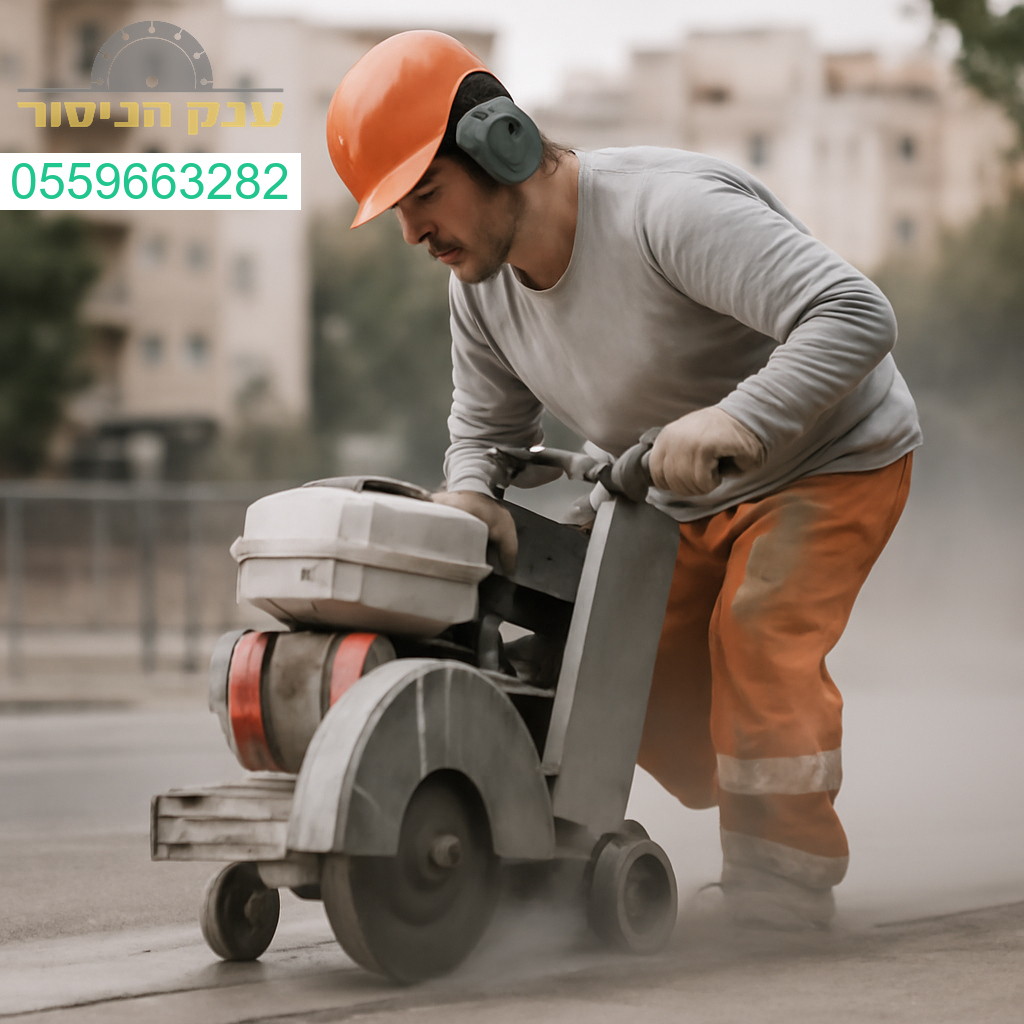 מנסר בטון מקצועי בפתח תקווה לביצוע חיתוכים מדויקים באיכות ללא פשרות
