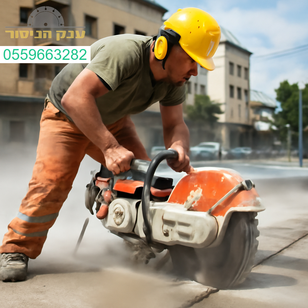 עבודת חיתוך בטון מקצועית בעפולה עם ציוד מתקדם ודיוק מרבי