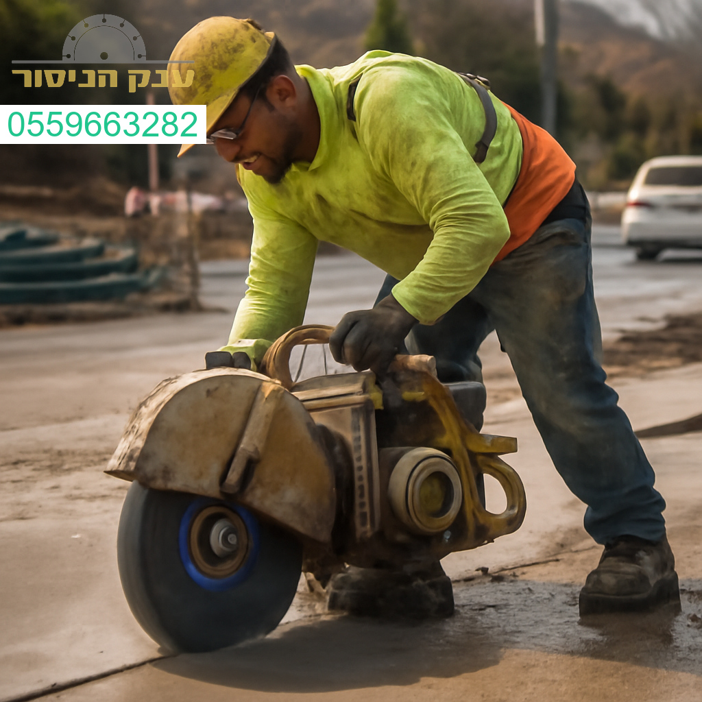 מנסר בטון מקצועי בעפולה עם ציוד מתקדם לביצוע חיתוכים מדויקים ואיכות ללא פשרות