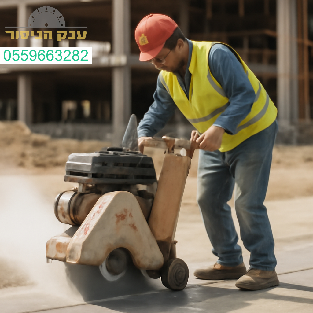 מנסר בטון מקצועי בבאר שבע עם ציוד מתקדם לביצוע חיתוכים מדויקים ואיכותיים
