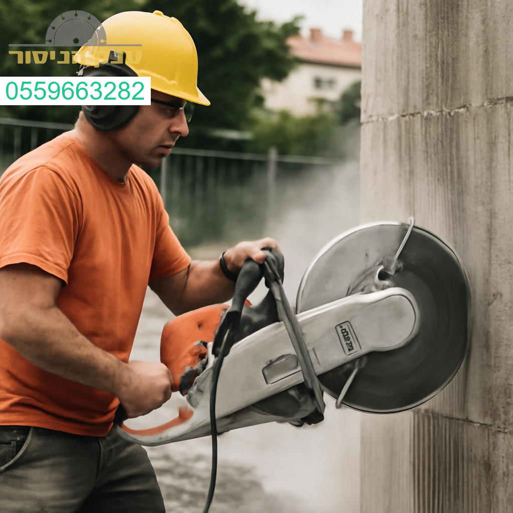 מנסר בטון מקצועי בקריית ביאליק עם ציוד חדיש לביצוע מדויק ומהיר