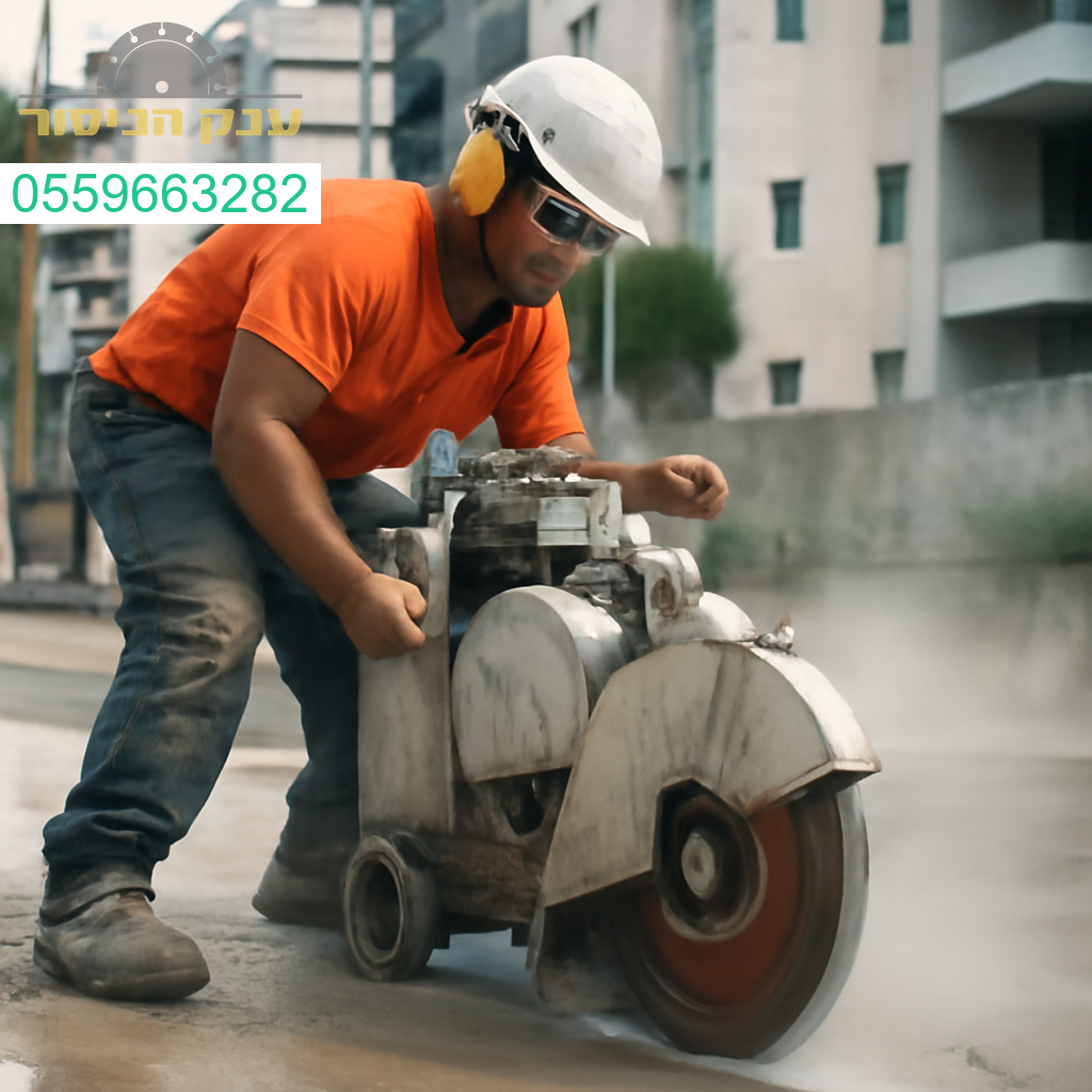 מנסר בטון מקצועי בפעולה מדויקת בקריית ביאליק לביצוע חיתוכים איכותיים בכל סוגי הבטון
