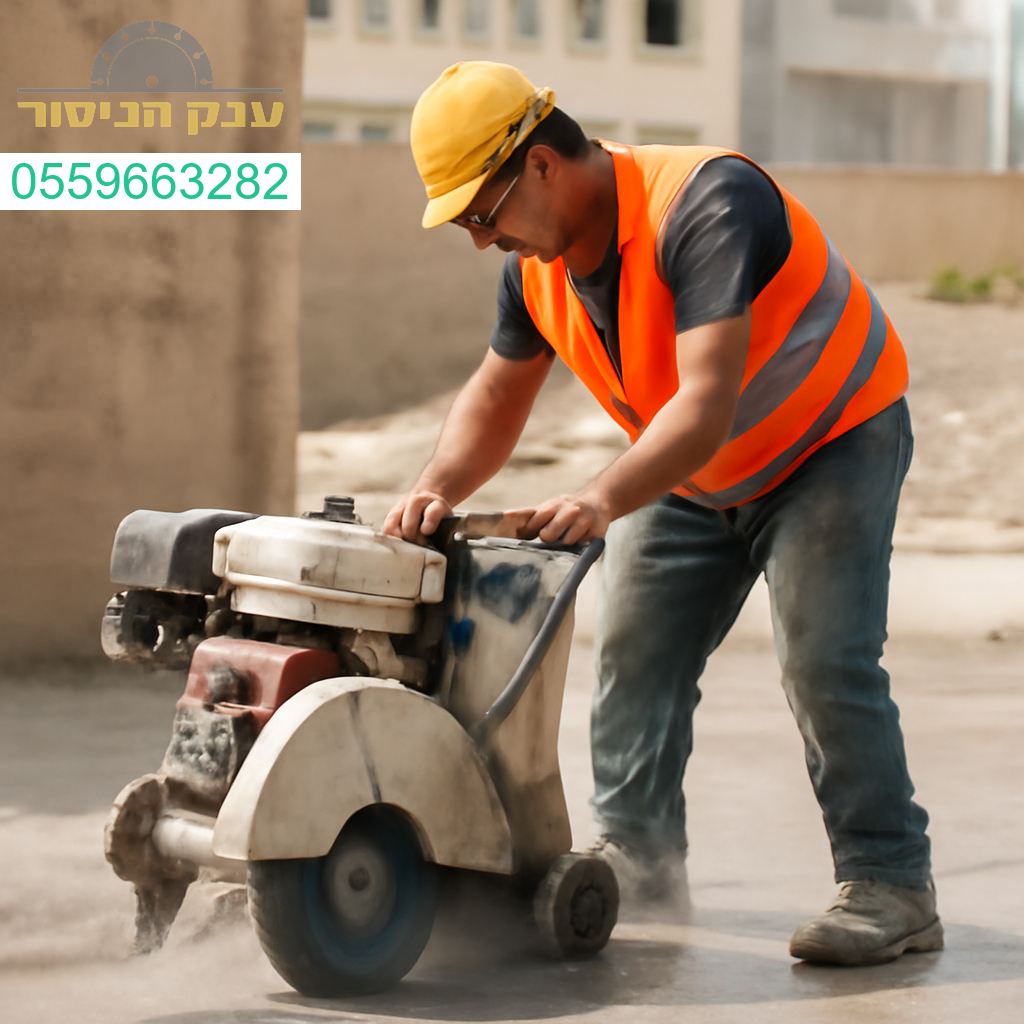 מנסר בטון מקצועי באשקלון עם ציוד חדיש לעבודה מדויקת ויעילה