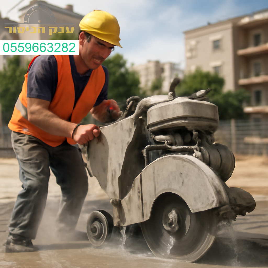 מנסר בטון מקצועי באשקלון לביצוע חיתוכים מדויקים בכל סוגי הבטון בצורה מהירה ואיכותית