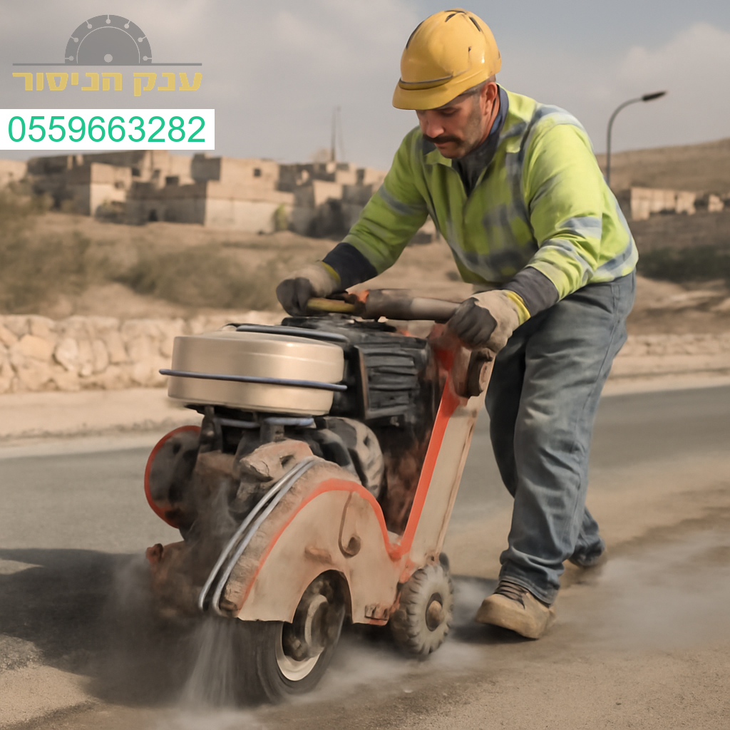 עבודת ניסור בטון מקצועית ואיכותית בשטח עירוני בערד לביצוע מדויק ונקי בפרויקטים מורכבים