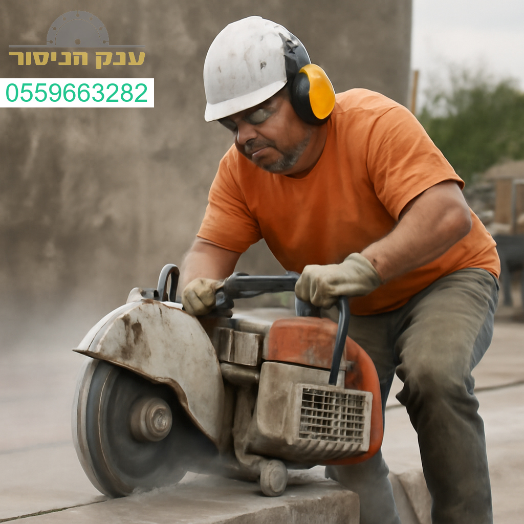 מנסר בטון מקצועי בגדרה עם דיוק גבוה ועבודה איכותית לכל סוגי החיתוכים