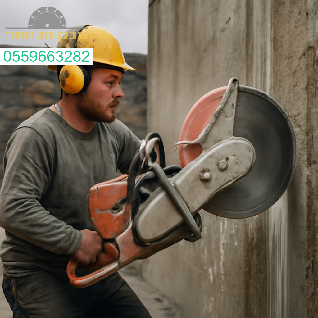 מנסר בטון מקצועי בפעולה מדויקת בקצרין עם ציוד חדיש ועבודה ללא פשרות