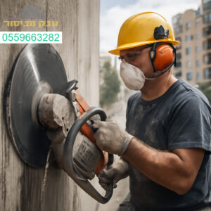 מנסר בטון מקצועי בראש העין לביצוע חיתוכים מדויקים ואיכותיים בכל סוגי הבטון