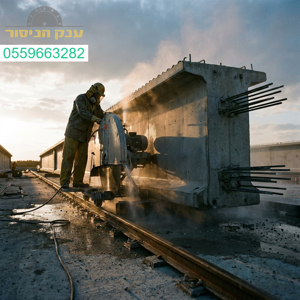 עוצמה ודיוק בלתי מתפשרים בכל חיתוך בטון באתר הבנייה