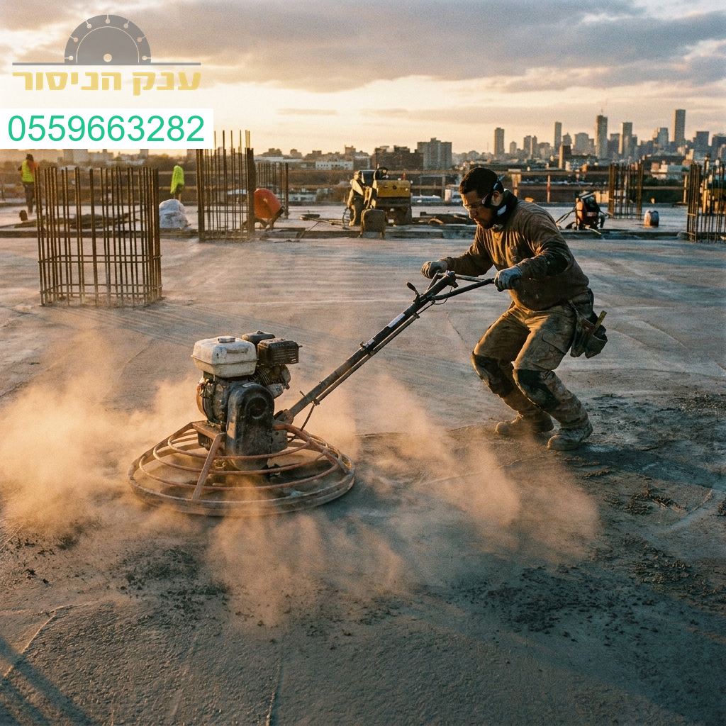 דיוק ואיכות ללא פשרות בגימור בטון חלק ומושלם למראה מקצועי ועמיד