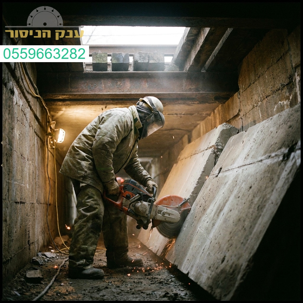 פתרונות חיתוך בטון מתקדמים במקומות ללא גישה עם רמת דיוק ועוצמה בלתי מתפשרת