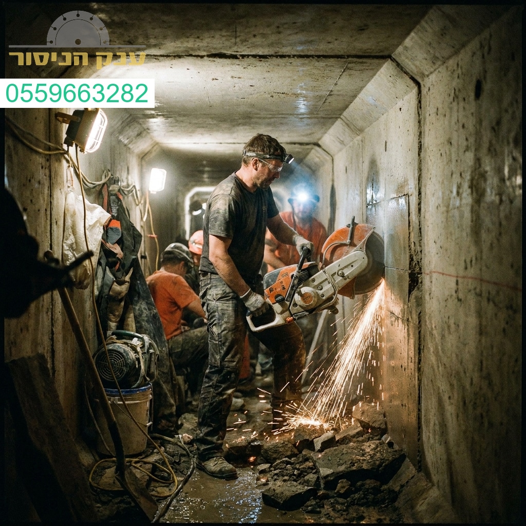 פתרונות חיתוך בטון מתקדמים ודיוק מקצועי גם בתנאי גישה מורכבים ומאתגרים
