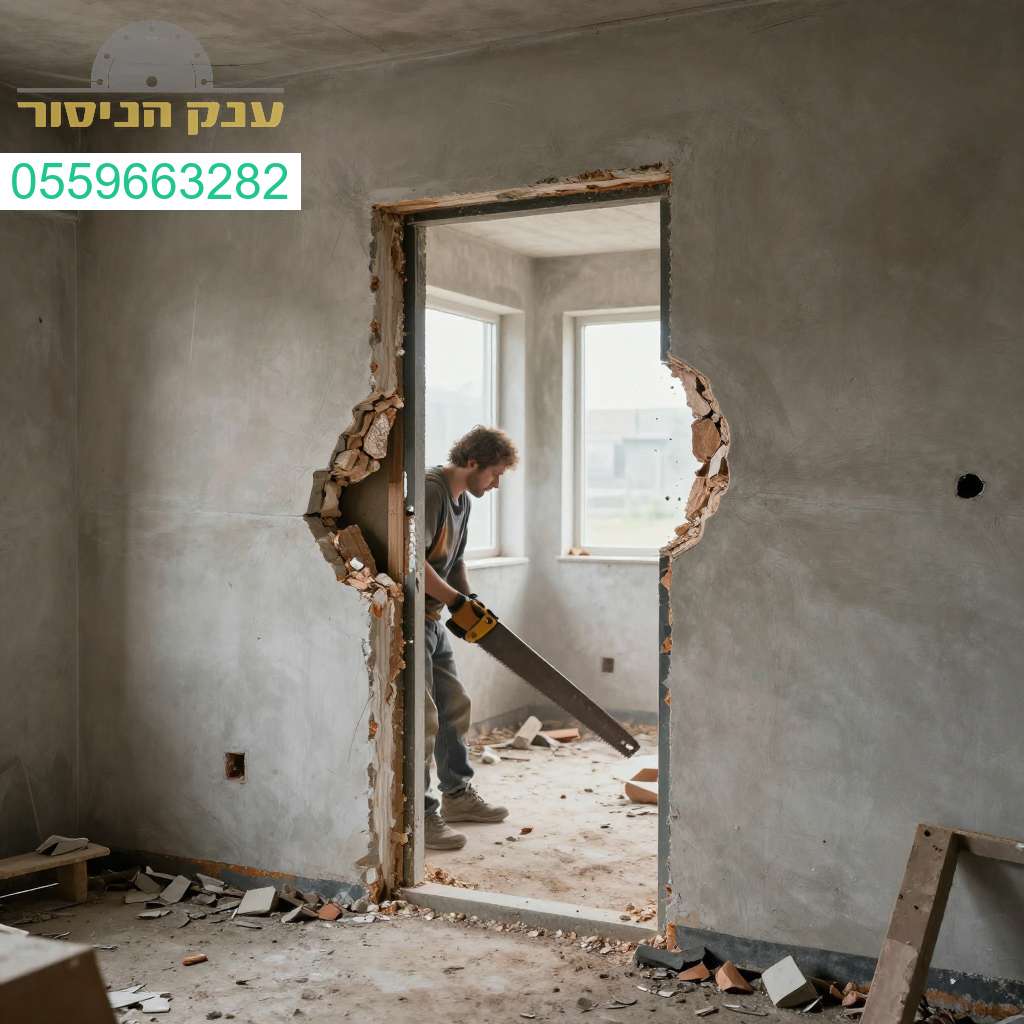 מומחי ניסור קירות ליצירת מעברים وפתחים חדשים בדיוק מקצועי ומהיר עבור הבית שלכם