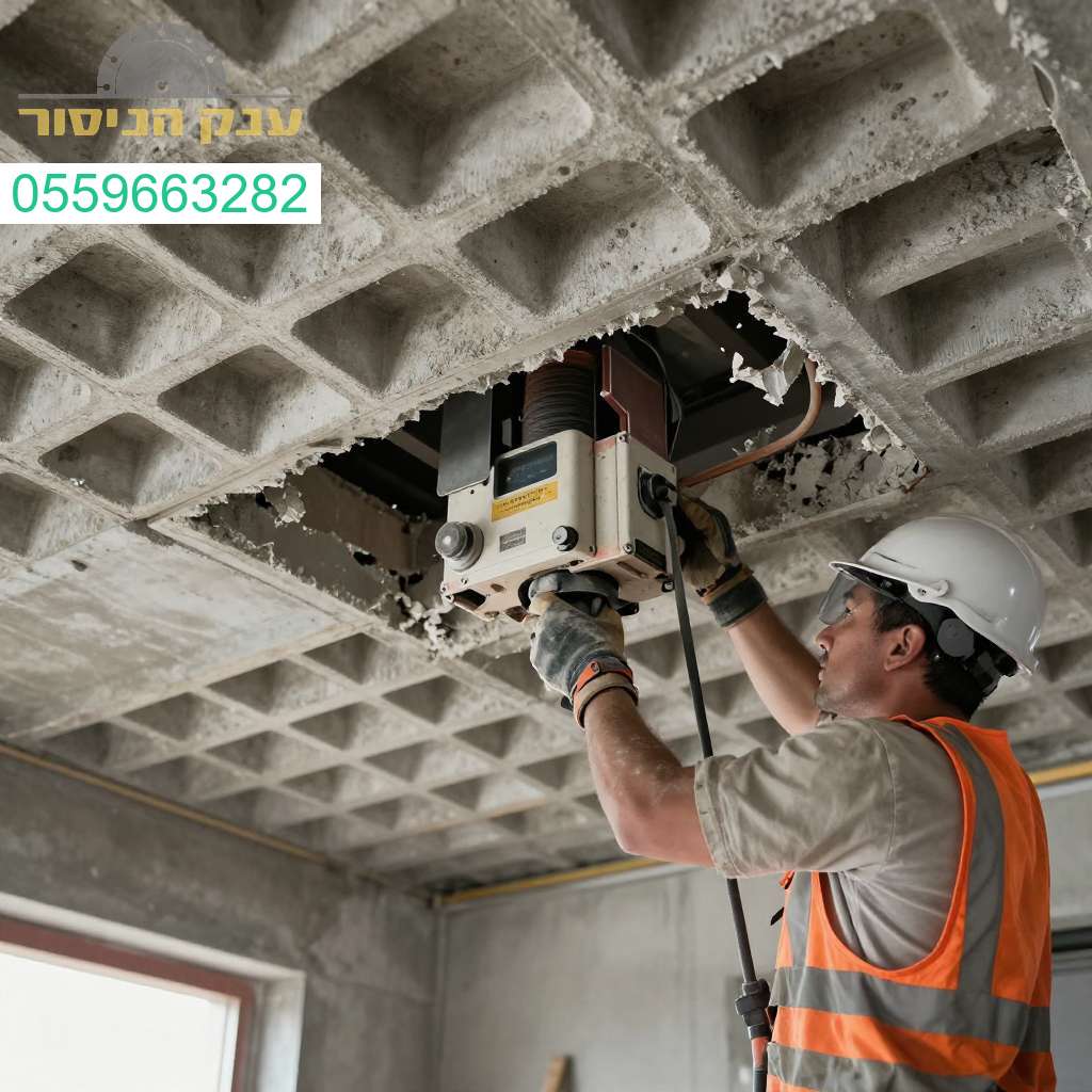 מומחיות בפירוק וניסור תקרת בוידעם מבטון בדיוק מרבי ובמקצועיות ללא פשרות